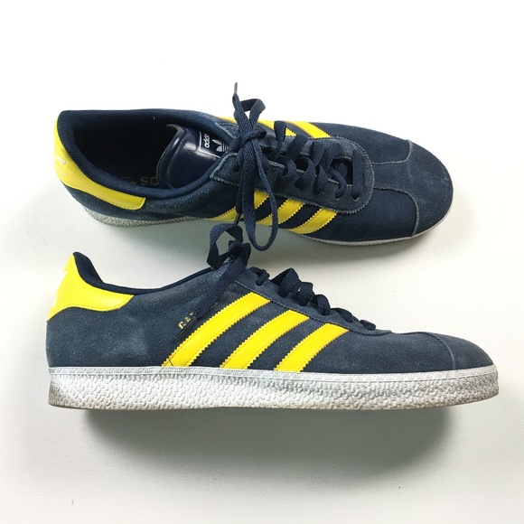 blue and yellow gazelles mens